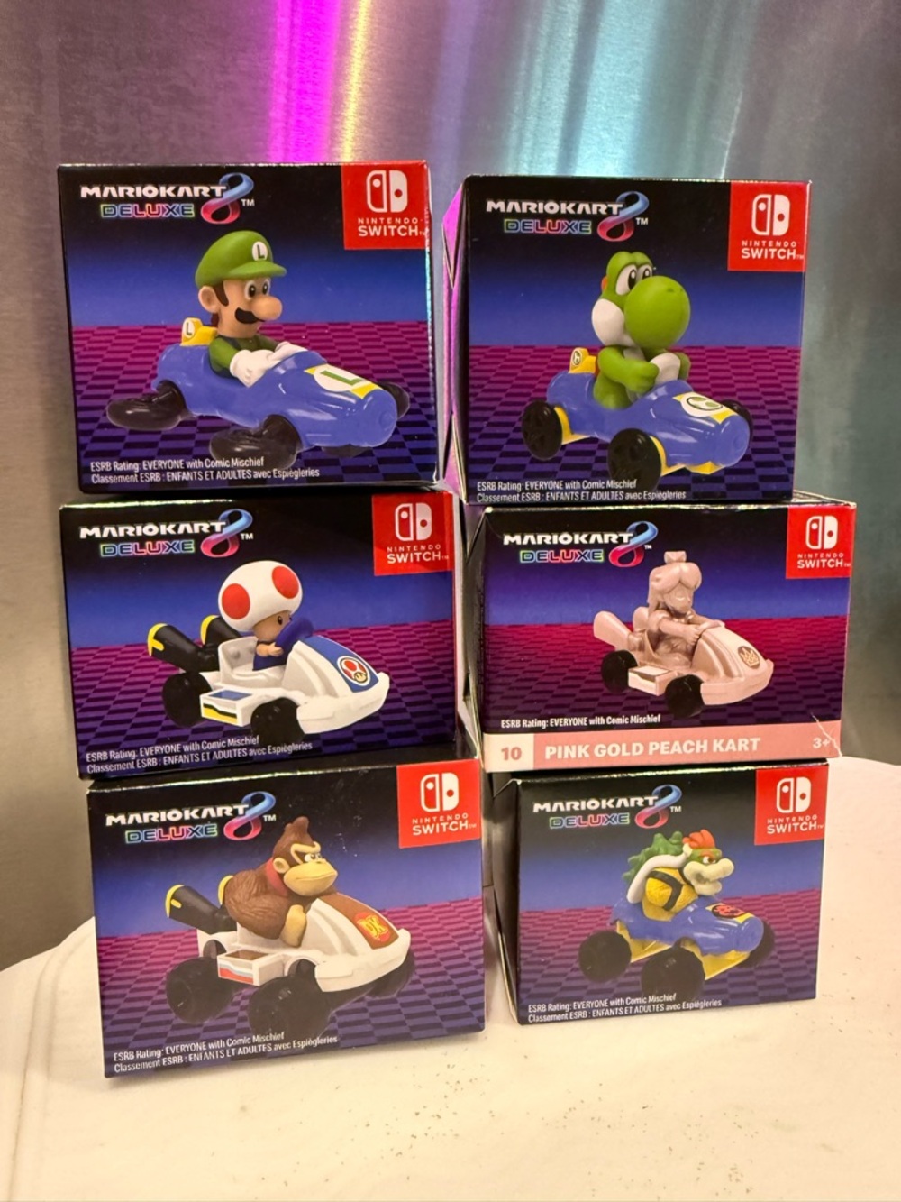 McDonald's Mario Kart 8 Deluxe toys 2024, set of 6